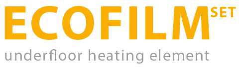 ecofilm set underfloor heating film
