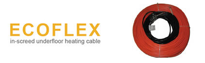 ecoflex inscreed underfloor heating cables