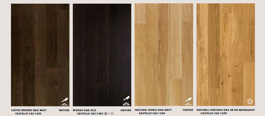 Quick Step Castello Elegant Plank Floors With Subtle V Groove: Colour Range 4