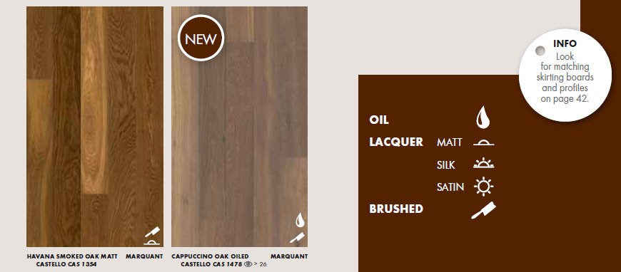 Quick Step Castello Elegant Plank Floors With Subtle V Groove: Colour Range 6