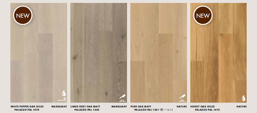 Quick Step Palazza Long Wide Real Wood Planks: Colour Range 3