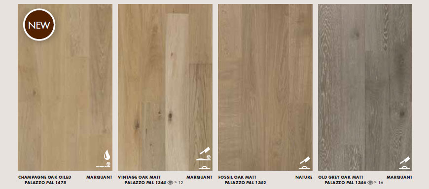 Quick Step Palazza Long Wide Real Wood Planks: Colour Range 4