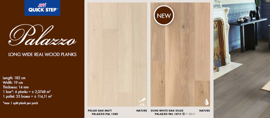 Quick Step Palazza Long Wide Real Wood Planks