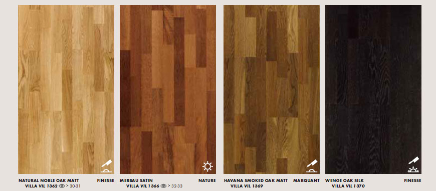 Quick Step Villa: Extra Long and Vivid Wood Planks: Colour Range 2