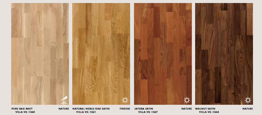 Quick Step Villa: Extra Long and Vivid Wood Planks: Colour Range 3